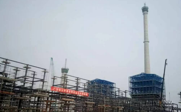 華北石化兩部超高煙囪加固改造完畢，雙雙封頂