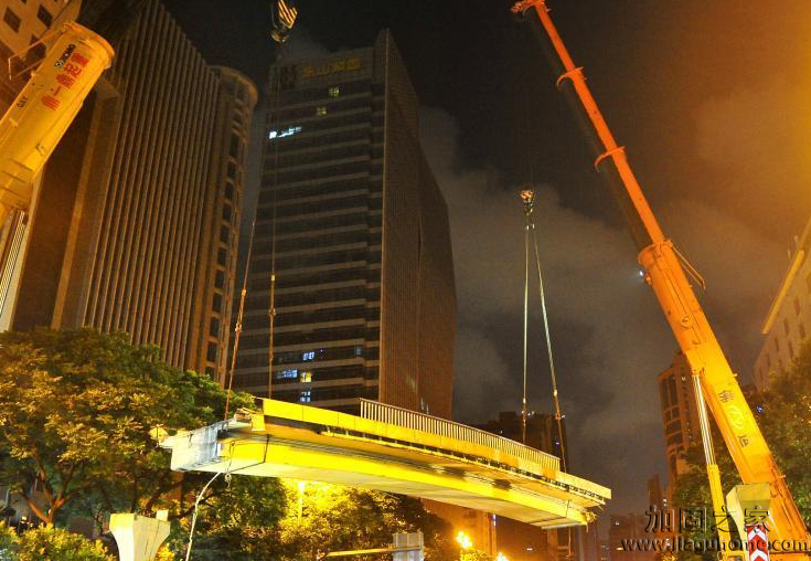 廣州街坊注意啦，又有一座天橋要拆除，注意繞行！