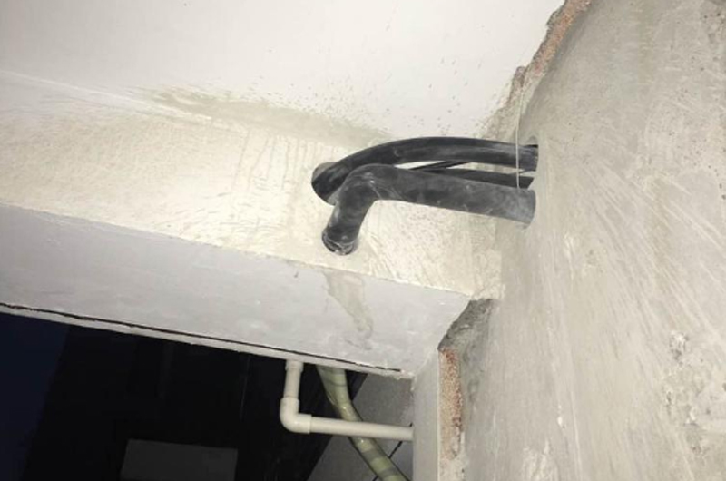 裝修空調(diào)開(kāi)孔打斷鋼筋怎么辦?