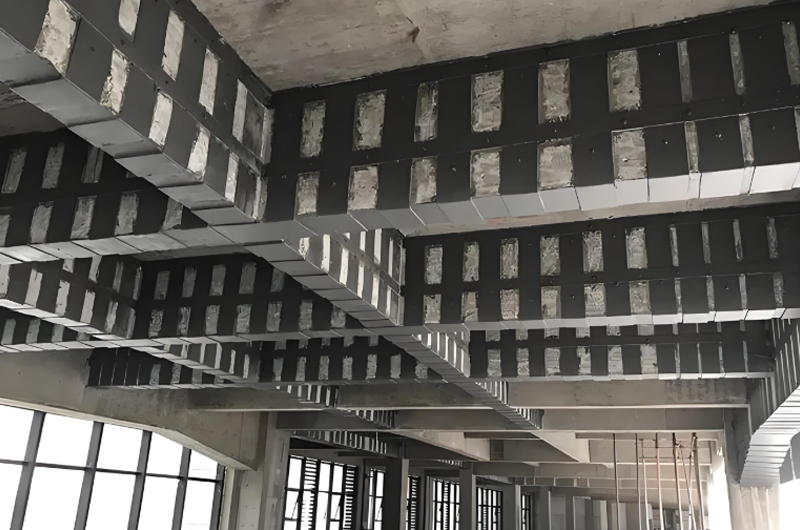 根據(jù)鑒定的評估報告對結(jié)構(gòu)進行加固設計