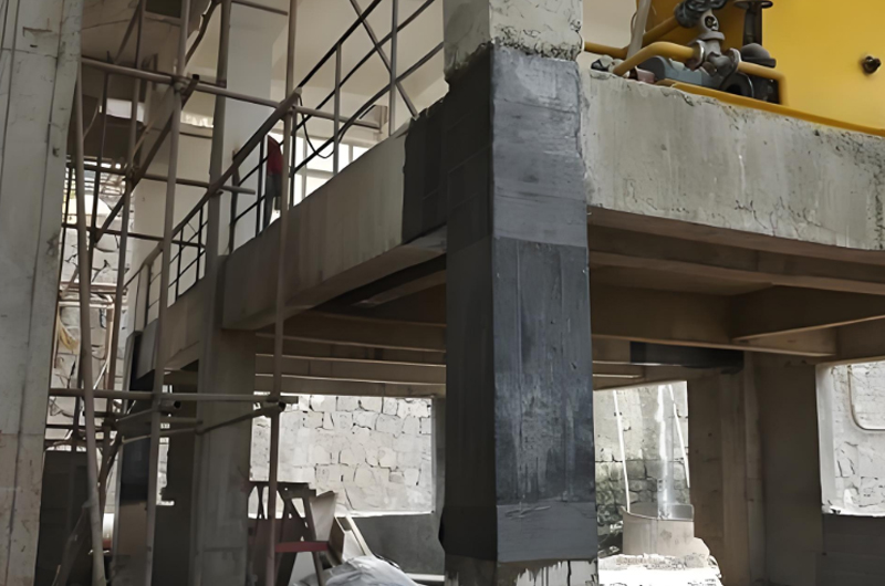 鋼筋混凝土柱CFRP加固受力過(guò)程