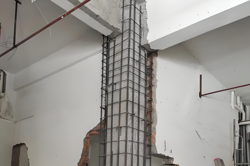 柱子開裂怎么加固