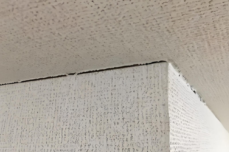 收縮引起的裂縫。