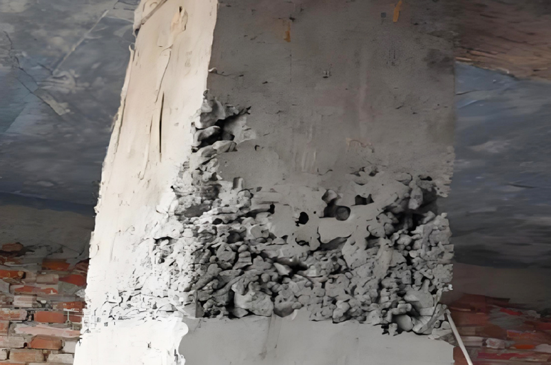 混凝土柱的裂縫