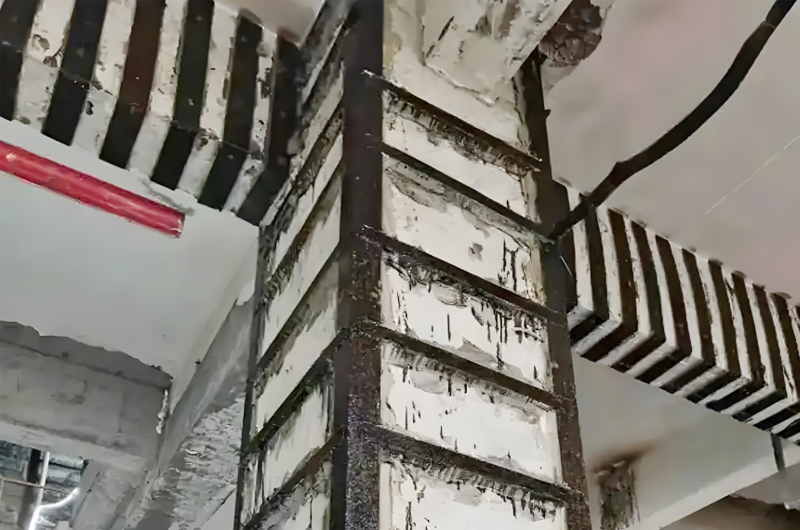 粘貼鋼板加固法