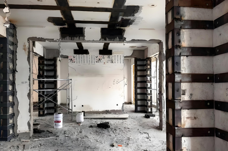 墻體加固(砌體 / 混凝土墻：抗側(cè)力與豎向承重核心)