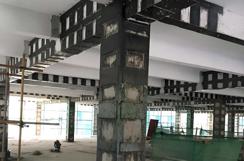 采取抬梁方式做好加工