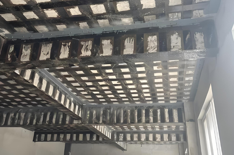 樓板裂縫碳纖維布加固