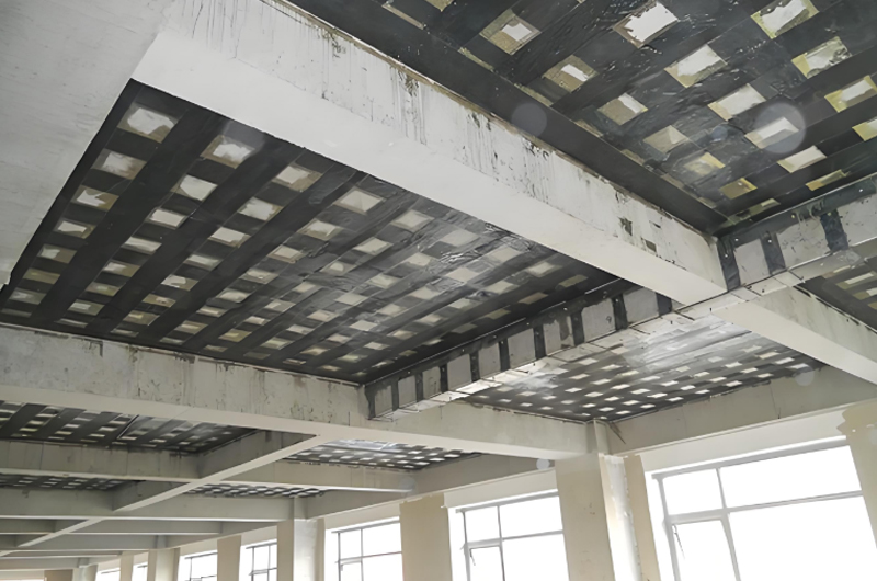 碳纖維材料對樓板裂縫的補強實際效果