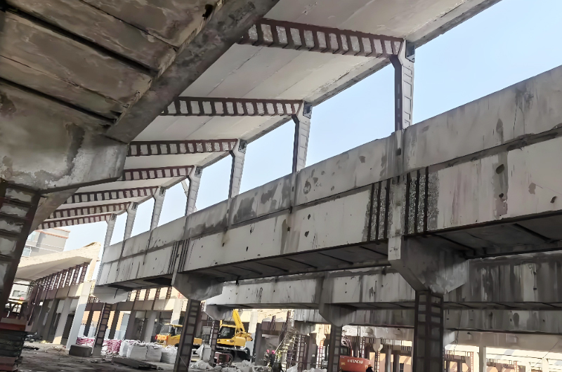 工廠加固建筑物需要加固的位置