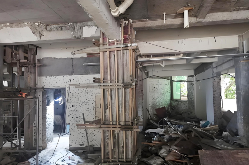 柱子增大截面加固的優(yōu)點